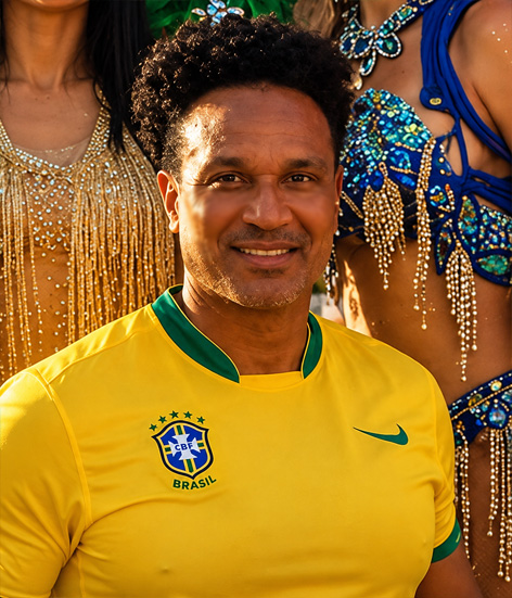 Brasilianischer Showkünstler