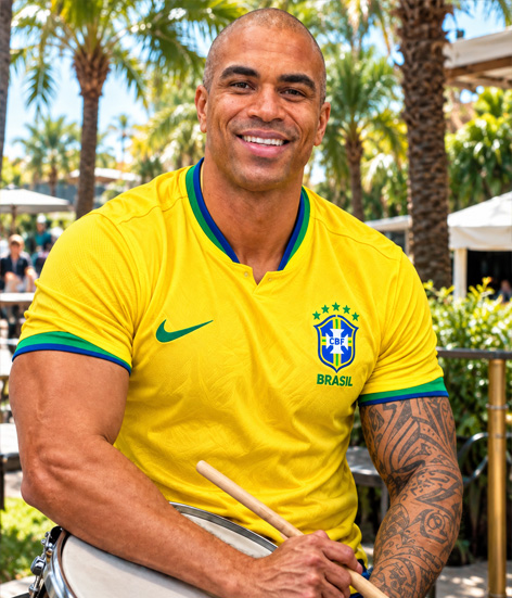 Brasilianischer Showkünstler