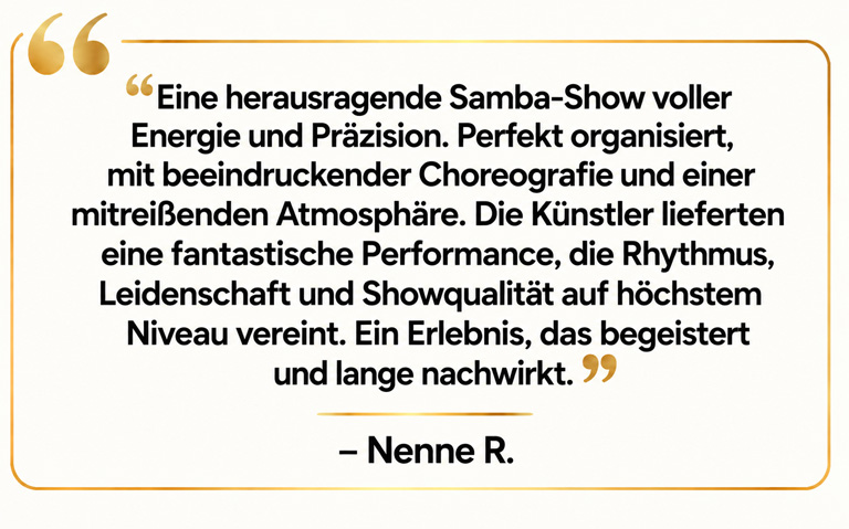 Kundenbewertung Nenne R.
