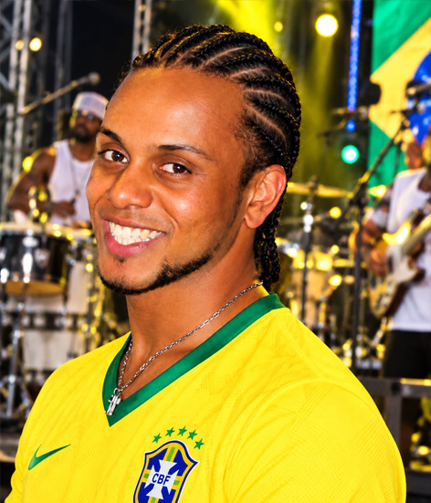 Brasilianischer Percussion-Künstler