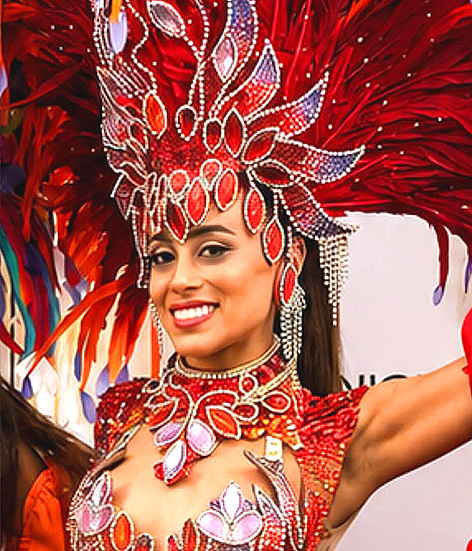 Sambatänzerin aus Recife